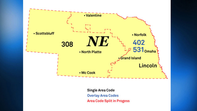 New Area Code Being Assigned For Eastern Neb. New Area Code Being Assigned For Eastern Neb.